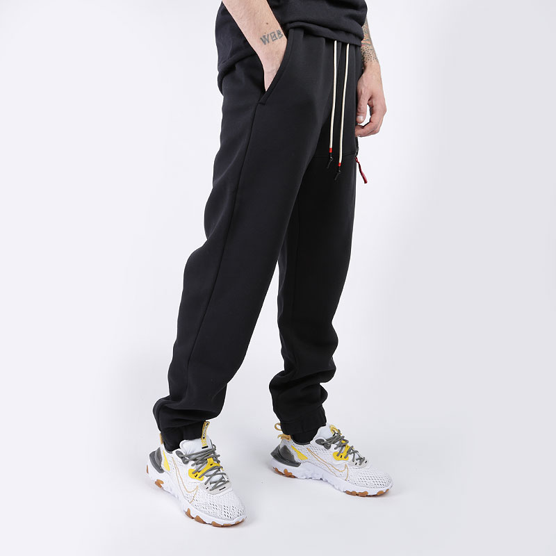 мужские черные брюки Nike Kyrie Fleece Pant BV9288-010 - цена, описание, фото 3